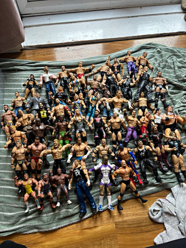 Wwe wrestling figure bundle - wrestling,