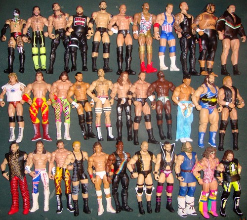 Wwe wrestling figures mattel - figures,