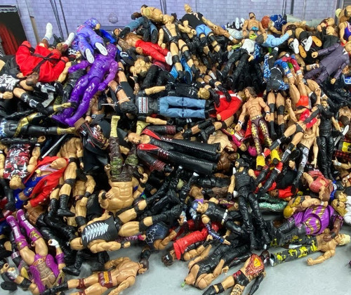 Various wwe figures wrestling - figures,