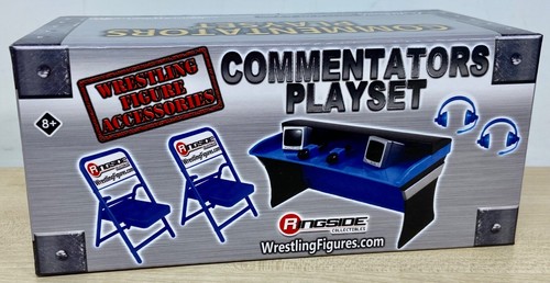 Wwe commentators playset - commentators,