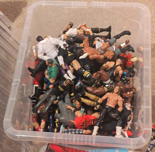 Box wwe action - action, figures