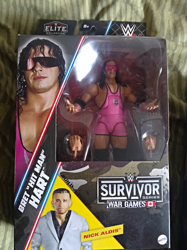 Wwe elite wargames - wwe, bret